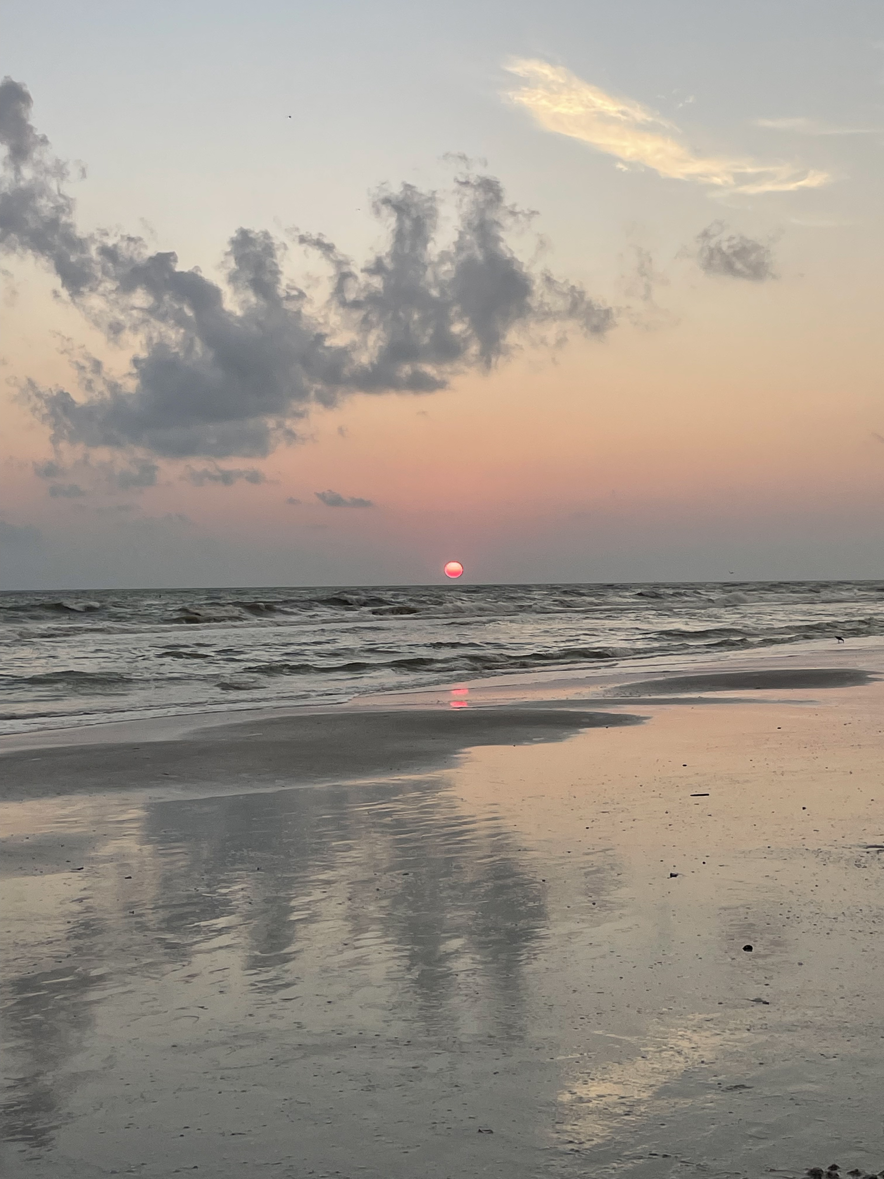 Glassy sunset at St Petes Beach